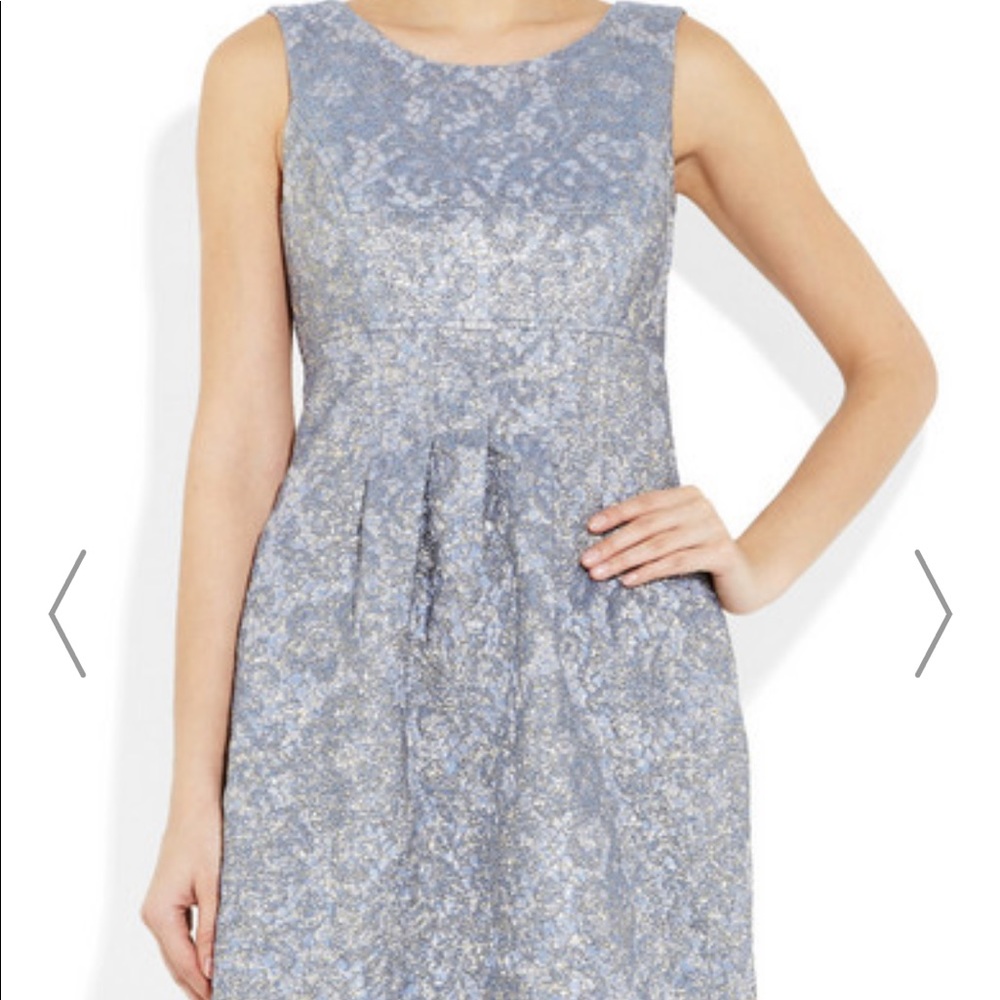 Metallic-flecked brocade dress NWT - Picture 2 of 11